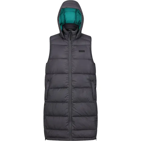 Regatta Womens Ganella Long Padded Hooded Bodywarmer Gilet 10 - Bust 34' (86cm)