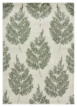 Melrose Textiles Homemaker Villa Green Leaf 120 x 170cm Rug