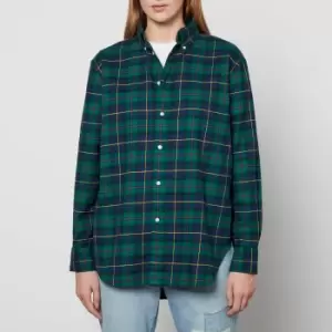 Polo Ralph Lauren Womens Long Sleeve-Blouse - Polo Tartan - XL