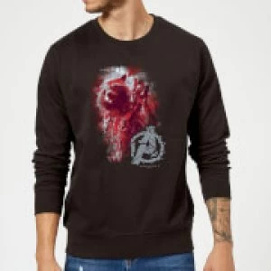 Avengers Endgame Rocket Brushed Sweatshirt - Black