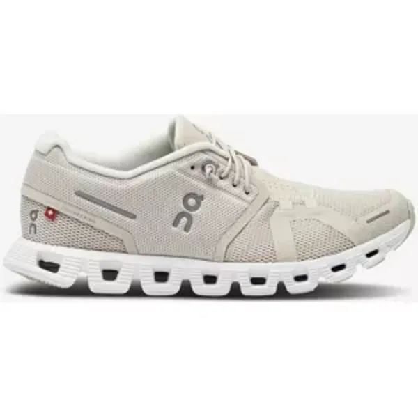 On Running Womens Cloud 5 Trainers Pearl White F, 6