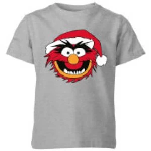 The Muppets Animal Kids Christmas T-Shirt - Grey - 9-10 Years