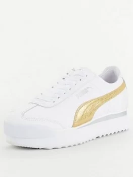 Puma Roma Amor Metal - White, Size 5, Women