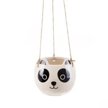 Sass & Belle Panda Hanging Planter