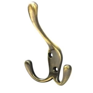 BQ Brass Effect Zinc Alloy Hat Coat Hook