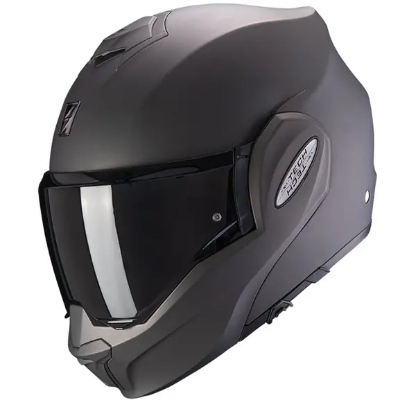 Scorpion Exo-Tech Evo Solid Matt Anthracite Modular Helmet S