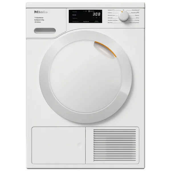 Miele TEC665WP 8kg Heat Pump Tumble Dryer Lotus White