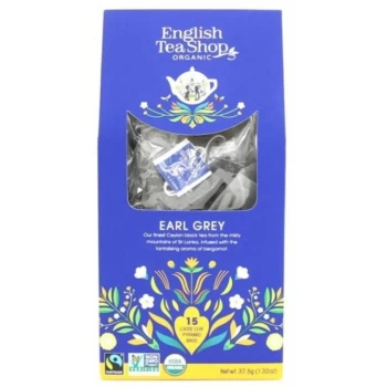 Organic Earl Grey Pyramids - 15 Bags - 702243 - English Tea Shop