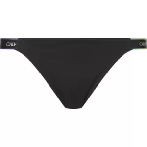 Calvin Klein Cheeky Bikini Bottoms - Black