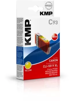 KMP C93 ink cartridge Yellow