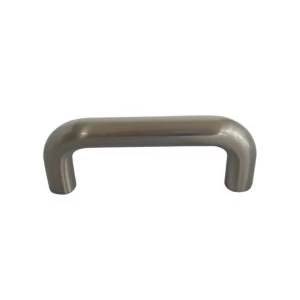 BQ Satin Nickel Straight Interior Door Pull Cabinet Handle