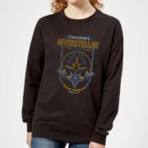 Marvel Guardians Of The Galaxy Interstellar Flights Womens Sweatshirt - Black - 5XL