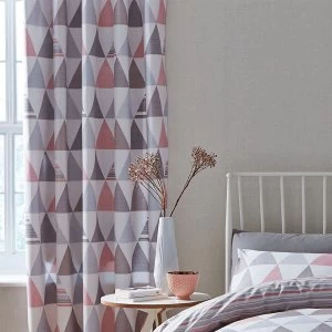 Catherine Lansfield Scandi Geo Eyelet Curtains