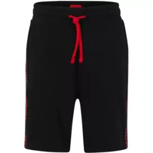 Hugo Sporty Logo Shorts 10251705 01 - Black