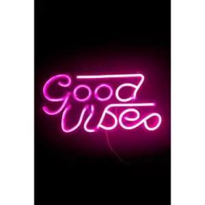 Neon LED Good Vibes Light