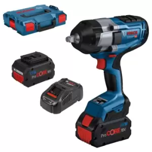 Bosch GDS 18V-1000 BITURBO 18v Cordless Brushless High Torque ½Drive Impact Wrench 2 x 5.5ah Li-ion ProCore Charger Case