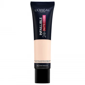 LOreal Paris Infallible Matte Foundation 90 Rose Porcelain