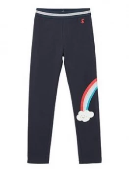 Joules Toddler Girls Wilde Rainbow Leggings - Navy