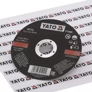 YATO Cutting Disc, angle grinder YT-5920