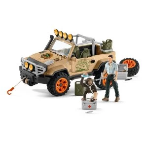 SCHLEICH Wild Life 4x4 Vehicle with Winch Toy Playset