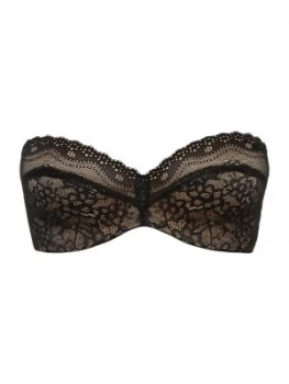 b.temptd B.enticing strapless contour bra Black