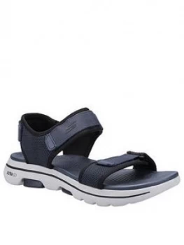 Skechers GOwalk 5 Velcro Sandals - Navy, Size 10, Men