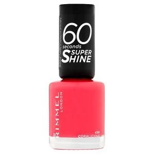 Rimmel Nail Polish 60 Second Coralicious 8ml Red