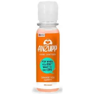 70% Alcohol Orange Hand Sanitiser - 100ml - 703087 - Anzupp