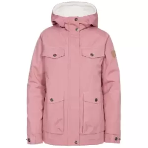 Trespass Womens/Ladies Devoted Waterproof Jacket (XXS) (Dusty Rose)