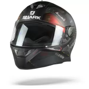 Shark Skwal 2 Venger KAR Matt Black Anthracite Red XL