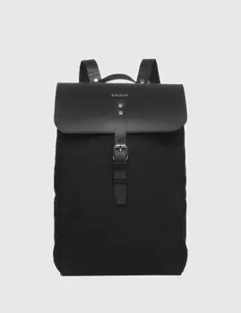 Sandqvist Alva Backpack (Canvas/Leather) - Black