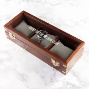 Personalised Wooden Watch Box