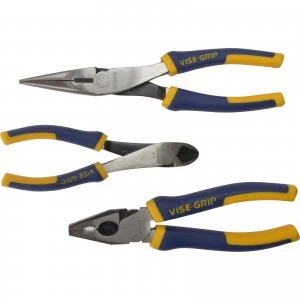 Irwin Vise Grip 3 Piece Protouch Plier Set