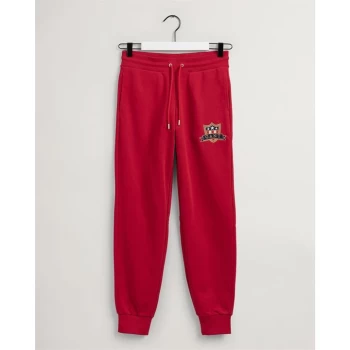 Gant Banner Shield Sweatpants - EQUESTN RED 630