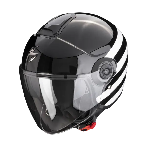 Scorpion Exo-City II Bee Black-White Jet helmet L