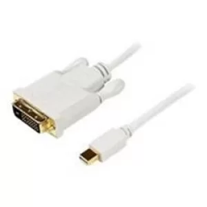 StarTech 6 feet Mini DisplayPort to DVI Adapter Converter Cable Mini DisplayPort to DVI 1920x1200 White