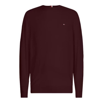 Tommy Hilfiger Pima Cotton Crew Neck - Burgundy XIH