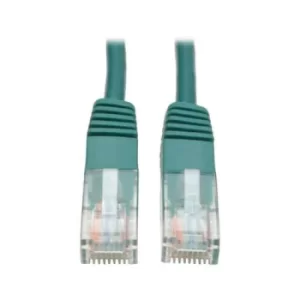 Cat5e 350 MHz Molded UTP Ethernet Patch Cable RJ45 Green 10ft