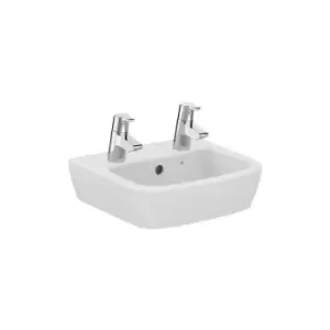 Tempo Handrinse Washbasin 400mm Wide 2 Tap Holes - Ideal Standard