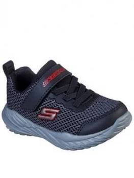 Skechers Toddler Boys Nitro Sprint Trainer, Black, Size 8 Younger