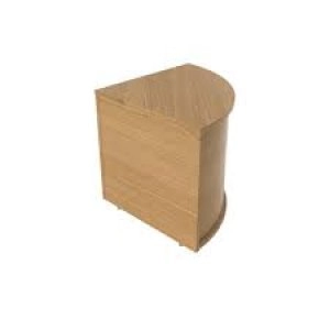 Reception Modular Corner Base Unit Nova Oak KF79882