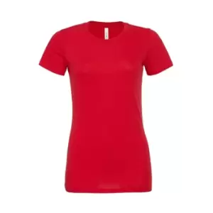 Bella + Canvas Womens/Ladies Relaxed Jersey T-Shirt (M) (Red)