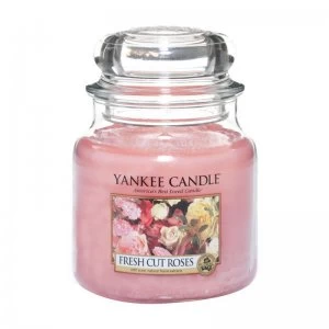 Yankee Candle Fresh Cut Roses Scented Candle 411g