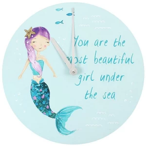 Melody the Mermaid Wall Clock