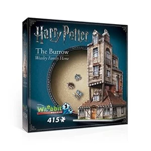 Harry Potter Hogwarts The Burrow Weasley Family Home 3D Jigsaw