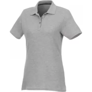 Elevate Womens/Ladies Helios Short Sleeve Polo Shirt (M) (Heather Grey)