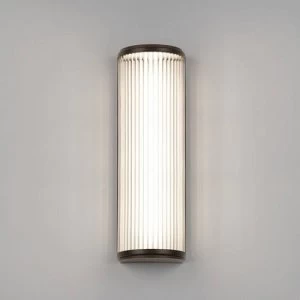 LED 1 Light Indoor Large Wall Light Bronze IP44