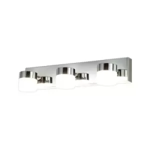 Luminosa Lighting - Bathroom Wall Lamp Triple Adjustable, 3 x 5W LED, 4000K, 1275lm, IP44, Polished Chrome