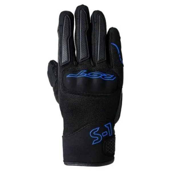 RST S1 Mesh Gloves Black Grey Neon Blue Size 11