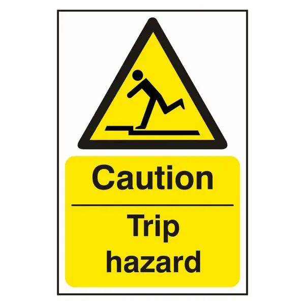 Beeswift - CAUTION TRIP HAZ SAV (PK5) 200MM X 300MM -